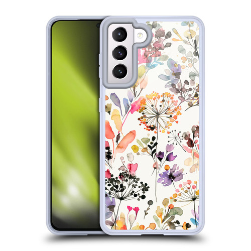 Ninola Wild Grasses Multicolor Soft Gel Case for Samsung Galaxy S21 5G & MagSafe