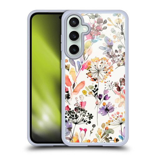 Ninola Wild Grasses Multicolor Soft Gel Case for Samsung Galaxy S23 FE 5G & MagSafe