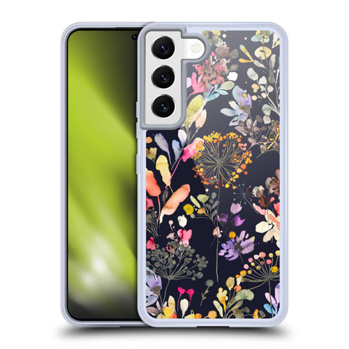 Ninola Wild Grasses Black Soft Gel Case for Samsung Galaxy S22 5G & MagSafe