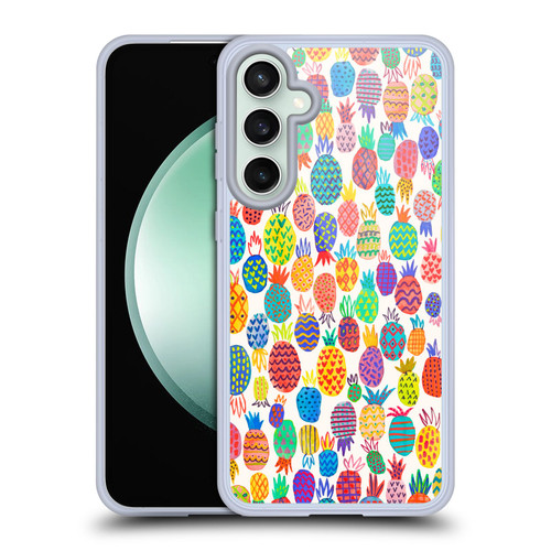 Ninola Patterns Cute Pineapples Soft Gel Case for Samsung Galaxy S23 FE 5G & MagSafe