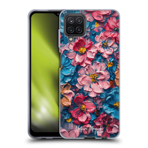 Nature Magick Paint Blobs Elegant Soft Gel Case for Samsung Galaxy A12 (2020)