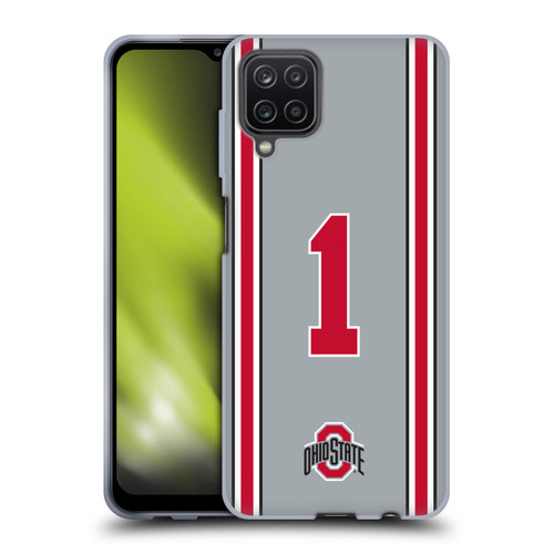 Ohio State University Jersey Football Alternate Soft Gel Case for Samsung Galaxy A12 (2020)