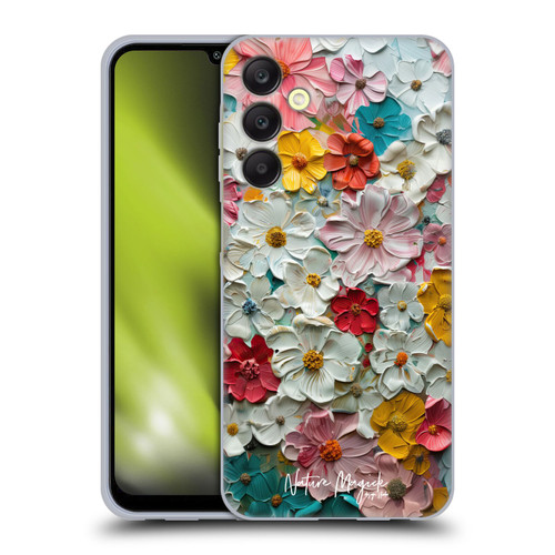 Nature Magick Paint Blobs Colorful Soft Gel Case for Samsung Galaxy A25 5G