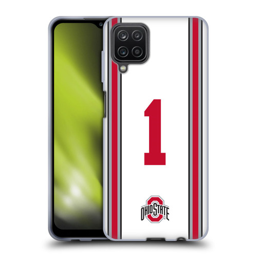 Ohio State University Jersey Football Away Soft Gel Case for Samsung Galaxy A12 (2020)