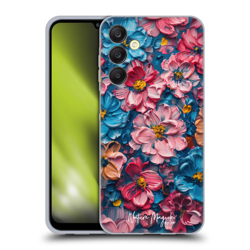 Nature Magick Paint Blobs Elegant Soft Gel Case for Samsung Galaxy A25 5G