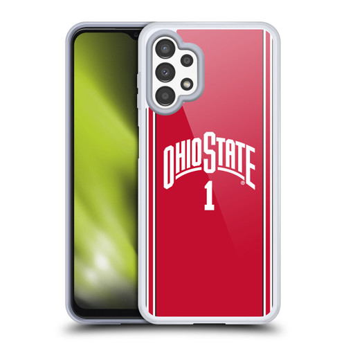 Ohio State University Jersey Basketball Home Soft Gel Case for Samsung Galaxy A13 (2022)