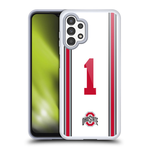 Ohio State University Jersey Football Away Soft Gel Case for Samsung Galaxy A13 (2022)