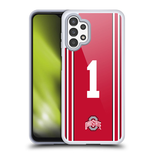 Ohio State University Jersey Football Home Soft Gel Case for Samsung Galaxy A13 (2022)