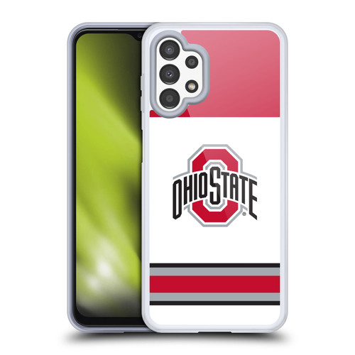 Ohio State University Jersey Hockey Home Soft Gel Case for Samsung Galaxy A13 (2022)