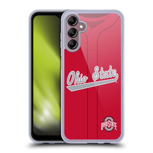 Ohio State University Jersey Baseball Away Soft Gel Case for Samsung Galaxy A14 5G