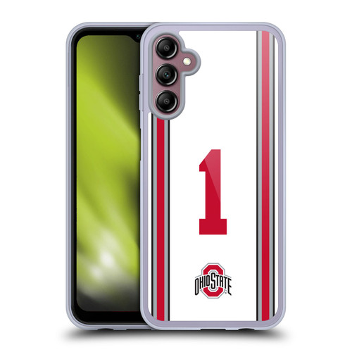 Ohio State University Jersey Football Away Soft Gel Case for Samsung Galaxy A14 5G
