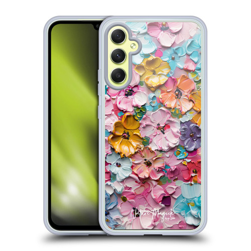 Nature Magick Paint Blobs Pretty Soft Gel Case for Samsung Galaxy A34 5G