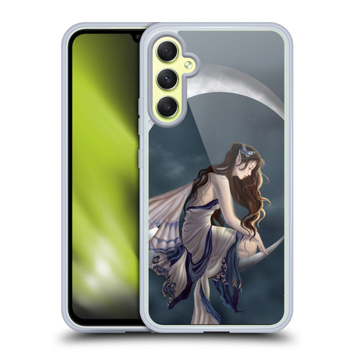 Nene Thomas Crescents Memory Fairy Sitting On Moon Soft Gel Case for Samsung Galaxy A34 5G