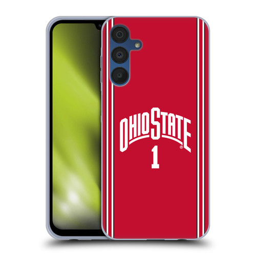 Ohio State University Jersey Basketball Home Soft Gel Case for Samsung Galaxy A15 & MagSafe