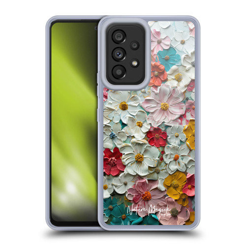 Nature Magick Paint Blobs Colorful Soft Gel Case for Samsung Galaxy A53 5G (2022)