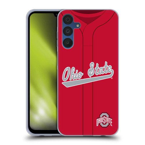 Ohio State University Jersey Baseball Away Soft Gel Case for Samsung Galaxy A15 & MagSafe