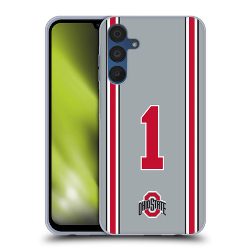 Ohio State University Jersey Football Alternate Soft Gel Case for Samsung Galaxy A15 & MagSafe