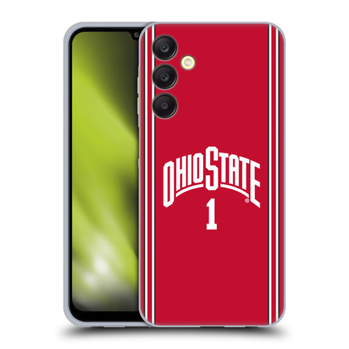 Ohio State University Jersey Basketball Home Soft Gel Case for Samsung Galaxy A25 5G