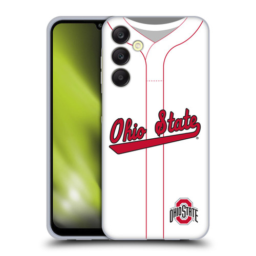 Ohio State University Jersey Baseball Home Soft Gel Case for Samsung Galaxy A25 5G