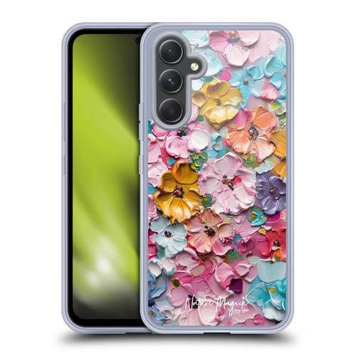 Nature Magick Paint Blobs Pretty Soft Gel Case for Samsung Galaxy A54 5G