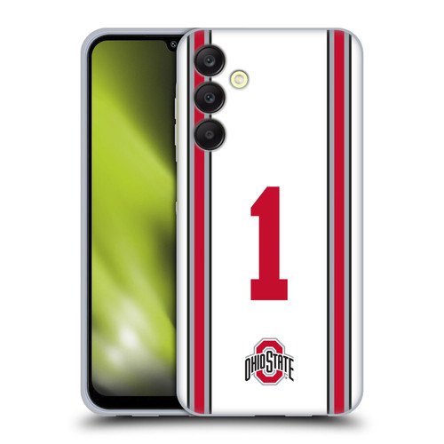 Ohio State University Jersey Football Away Soft Gel Case for Samsung Galaxy A25 5G