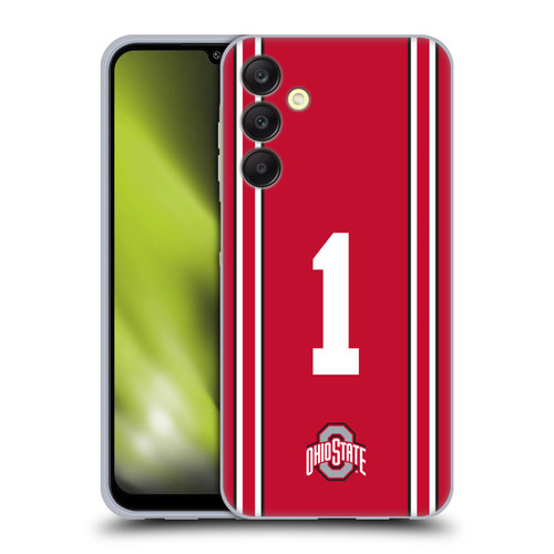 Ohio State University Jersey Football Home Soft Gel Case for Samsung Galaxy A25 5G