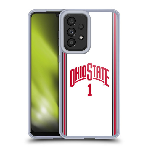 Ohio State University Jersey Basketball Away Soft Gel Case for Samsung Galaxy A33 5G (2022)