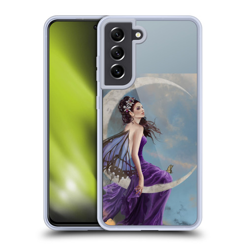Nene Thomas Crescents Moon Amethyst Fairy Soft Gel Case for Samsung Galaxy S21 FE 5G & MagSafe