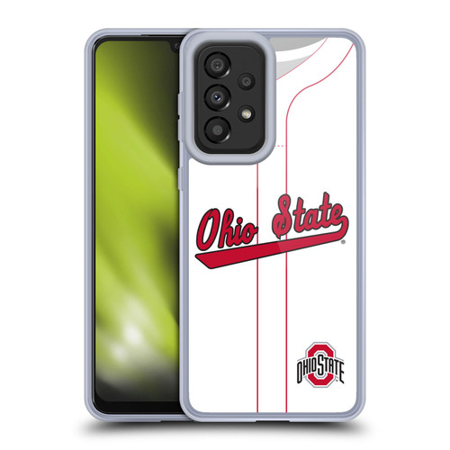 Ohio State University Jersey Baseball Home Soft Gel Case for Samsung Galaxy A33 5G (2022)