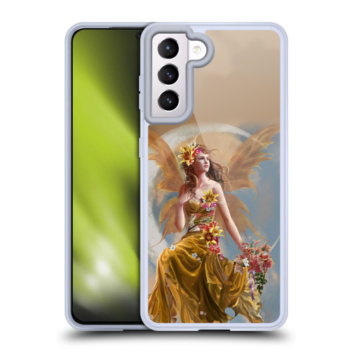 Nene Thomas Crescents Earth Fairy On Moon Soft Gel Case for Samsung Galaxy S21 5G & MagSafe