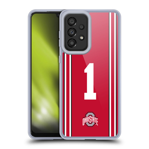 Ohio State University Jersey Football Home Soft Gel Case for Samsung Galaxy A33 5G (2022)