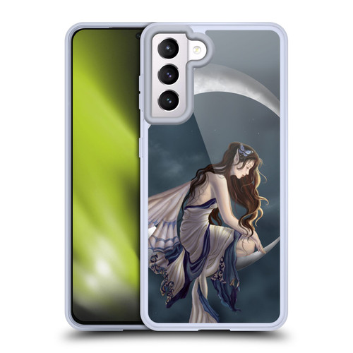 Nene Thomas Crescents Memory Fairy Sitting On Moon Soft Gel Case for Samsung Galaxy S21 5G & MagSafe