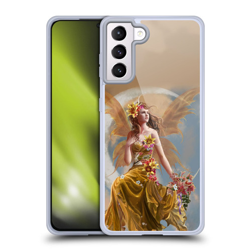 Nene Thomas Crescents Earth Fairy On Moon Soft Gel Case for Samsung Galaxy S21+ 5G & MagSafe