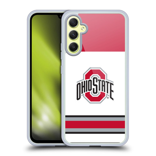 Ohio State University Jersey Hockey Home Soft Gel Case for Samsung Galaxy A34 5G
