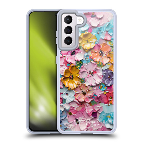 Nature Magick Paint Blobs Pretty Soft Gel Case for Samsung Galaxy S21 5G & MagSafe