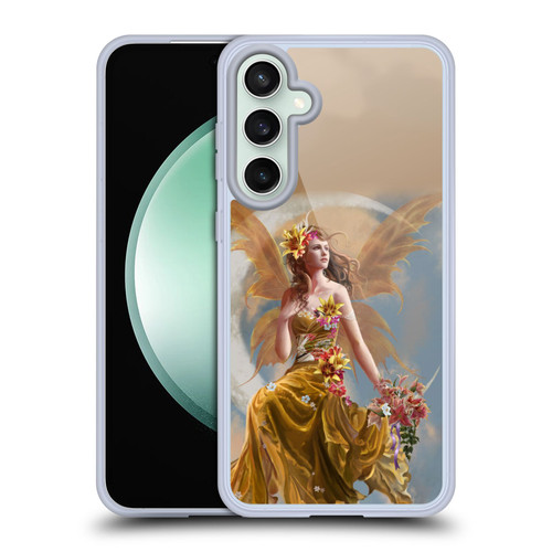 Nene Thomas Crescents Earth Fairy On Moon Soft Gel Case for Samsung Galaxy S23 FE 5G & MagSafe
