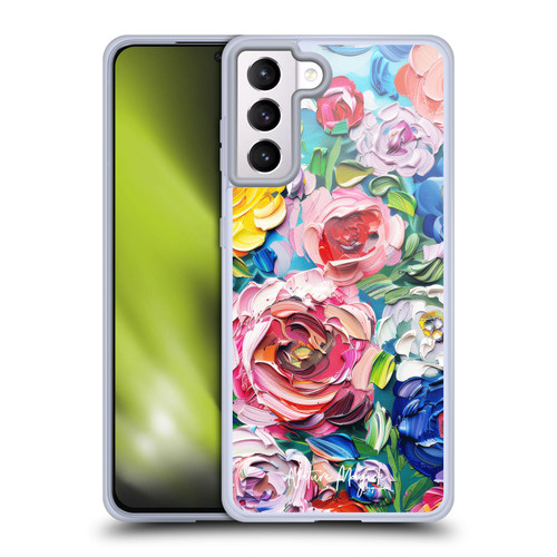 Nature Magick Paint Blobs Bloom Soft Gel Case for Samsung Galaxy S21+ 5G & MagSafe