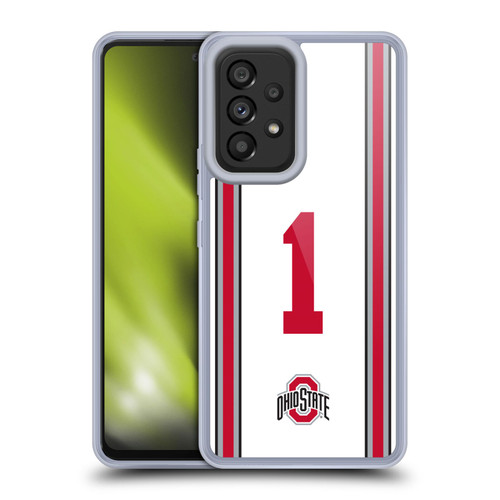 Ohio State University Jersey Football Away Soft Gel Case for Samsung Galaxy A53 5G (2022)