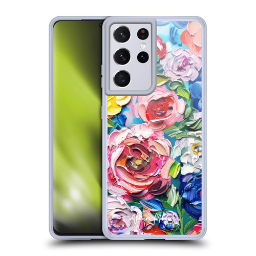Nature Magick Paint Blobs Bloom Soft Gel Case for Samsung Galaxy S21 Ultra 5G & MagSafe