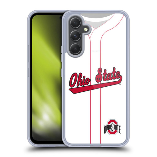 Ohio State University Jersey Baseball Home Soft Gel Case for Samsung Galaxy A54 5G