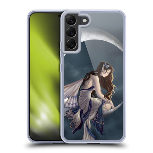 Nene Thomas Crescents Memory Fairy Sitting On Moon Soft Gel Case for Samsung Galaxy S22+ 5G & MagSafe