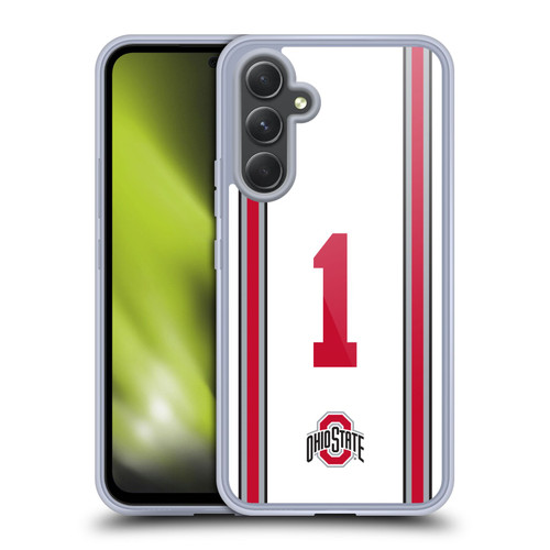 Ohio State University Jersey Football Away Soft Gel Case for Samsung Galaxy A54 5G