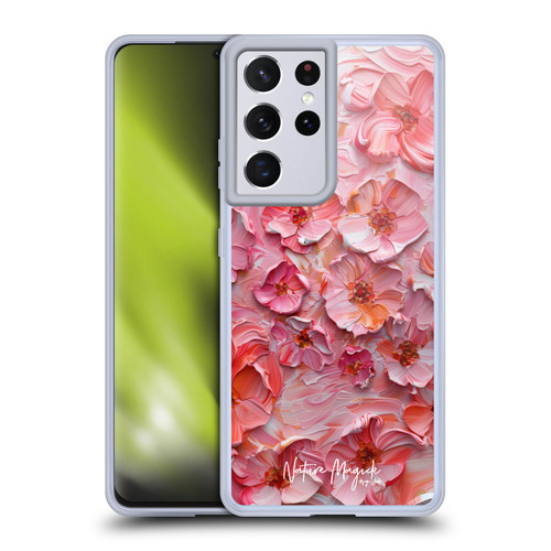 Nature Magick Paint Blobs Poppy Soft Gel Case for Samsung Galaxy S21 Ultra 5G & MagSafe