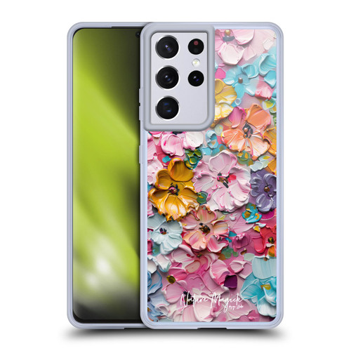 Nature Magick Paint Blobs Pretty Soft Gel Case for Samsung Galaxy S21 Ultra 5G & MagSafe