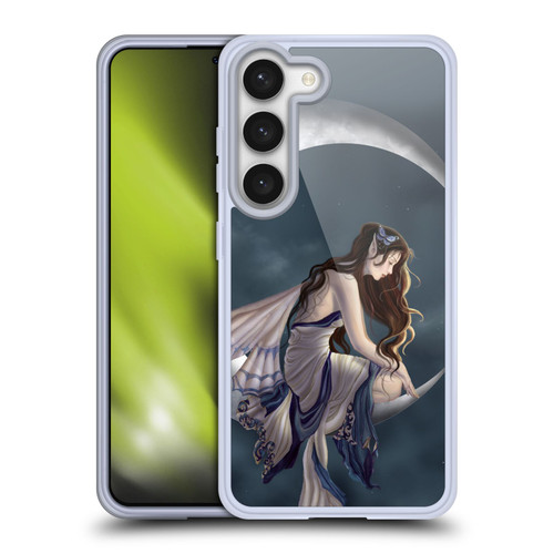 Nene Thomas Crescents Memory Fairy Sitting On Moon Soft Gel Case for Samsung Galaxy S23 5G & MagSafe