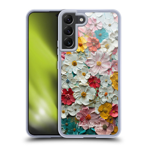 Nature Magick Paint Blobs Colorful Soft Gel Case for Samsung Galaxy S22+ 5G & MagSafe