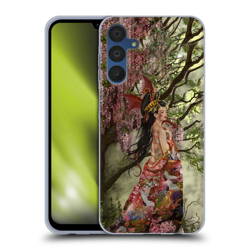 Nene Thomas Deep Forest Asian Silk Soft Gel Case for Samsung Galaxy A15 & MagSafe