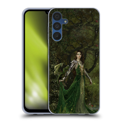 Nene Thomas Deep Forest Green Dragon Witch Of Fate Soft Gel Case for Samsung Galaxy A15 & MagSafe