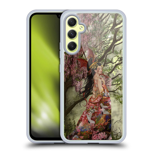 Nene Thomas Deep Forest Asian Silk Soft Gel Case for Samsung Galaxy A34 5G