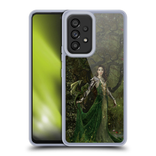 Nene Thomas Deep Forest Green Dragon Witch Of Fate Soft Gel Case for Samsung Galaxy A53 5G (2022)